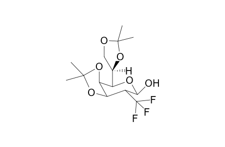 2-Deoxy-3,4:6,7-di-O-isopropylidene-2-C-(trifluoromethyl)-D-glycero-D-galacto-heptopyranose