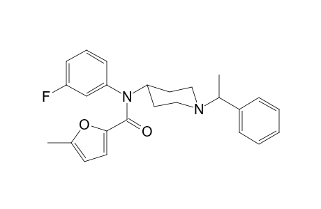 N-3-fluorophenyl-5-methyl-N-[1-(1-phenylethyl)piperidin-4-yl]furan-2-carboxamide