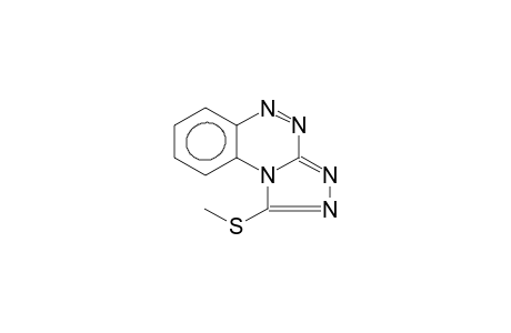 1-METHYLTHIO-S-TRIAZOLO[3,4]BENZO-AS-TRIAZINE