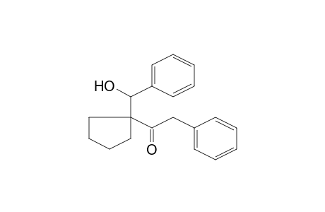 1-(1-[Hydroxy(phenyl)methyl]cyclopentyl)-2-phenylethanone