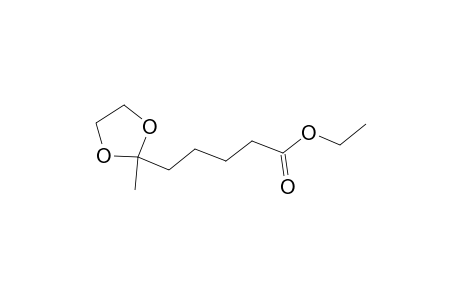 1,3-Dioxolane-2-pentanoic acid, 2-methyl-, ethyl ester