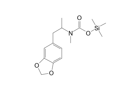 N-Methyl-N-[1-(3,4-methylenedioxyphenyl)prop-2-yl]carbamic acid TMS