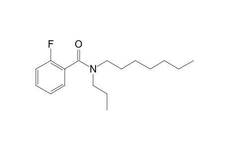 Benzamide, 2-fluoro-N-propyl-N-heptyl-