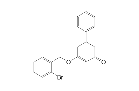 3-[(2-Bromophenyl)methoxy]-5-phenyl-2-cyclohexen-1-one