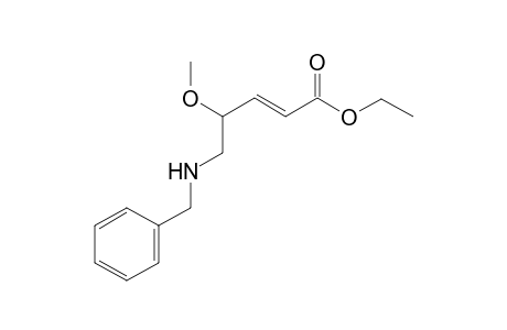 Ethyl (E)-5-(benzylamino)-4-methoxypent-2-enoate