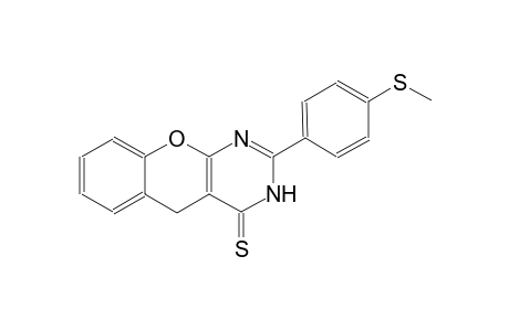 4H-[1]benzopyrano[2,3-d]pyrimidine-4-thione, 3,5-dihydro-2-[4-(methylthio)phenyl]-