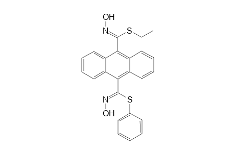 S-ethyl,S'-phenyl N,N'-dihydroxyanthracene-9,10-dicarboximidothioate