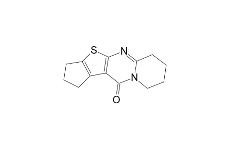 2,3,6,7,8,9-Hexahydro-1H,11H-cyclopenta[4,5]thieno[2,3-d]pyrido[1,2-a]pyrimidin-11-one