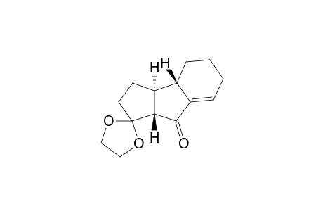 (3aS,3bS,8aR)-2,3,3a,3b,4,5,6,8a-Octahydro-8H-spiro[cyclopenta[a]indene-1,2'-[1,3]dioxolan]-8-one