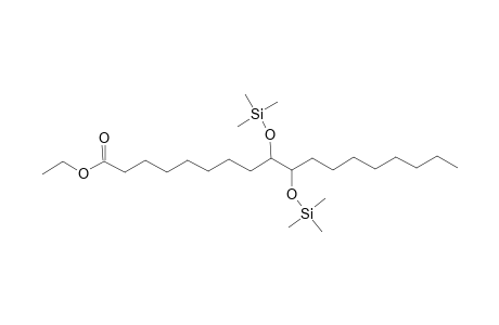 Octadecanoic acid, 9,10-bis[(trimethylsilyl)oxy]-, ethyl ester