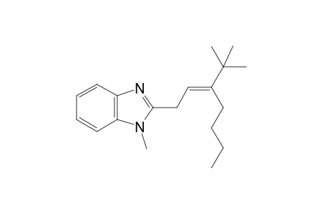 (E)-2-[3-(tert-Butyl)hept-2-en-1-yl]-1-methyl-1H-benzo[d]imidazole