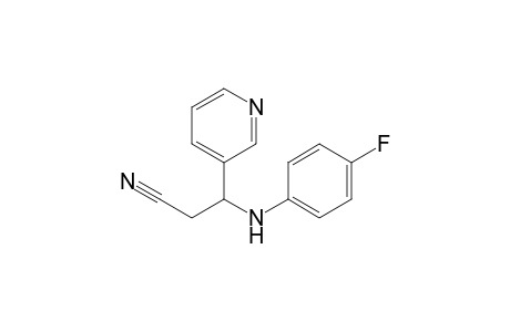 3-(4'-Fluoroanilino)-3-(3'-pyridyl)propionitrile