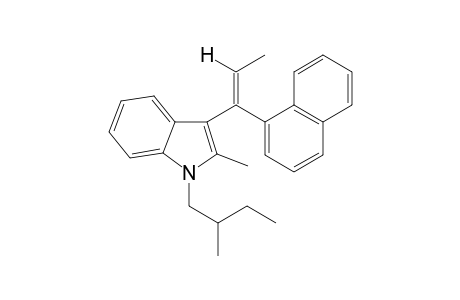 1-(2-Methylbutyl)-2-methyl-3-(1-naphthyl-1-propen-1-yl)-1H-indole II