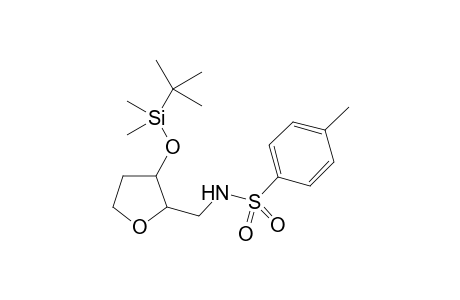 N-{[3-tert-Butyldimethylsilyloxytetrahydrofuran-2-yl]methyl}-4-methylbenzenesulfonamide