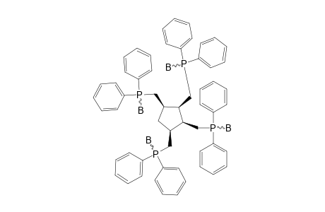 (1R*,2R*,3S*,4S*)-1,2,3,4-TETRAKIS-((BORANATODIPHENYLPHOSPHANYL)-METHYL)-CYCLOPENTANE