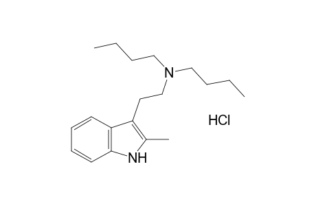 3-[2-(dibutylamino)ethyl]-2-methylindole, monohydrochloride