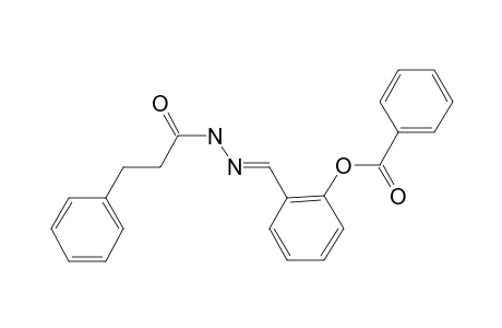 Propiohydrazide, 3-phenyl-N2-(2-benzoyloxybenzylideno)-