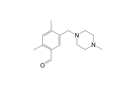 2,4-Dimethyl-5-[(4-methylpiperazin-1-yl)methyl]benzaldehyde