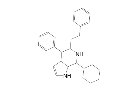 7-Cyclohexyl-5-phenethyl-4-phenyl-3a,4,5,6,7,7a-hexahydro-1H-pyrrolo[2,3-c]pyridine