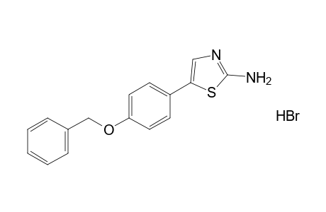 2-amino-5-[p-(benzyloxy)phenyl]thiazole, monohydrobromide