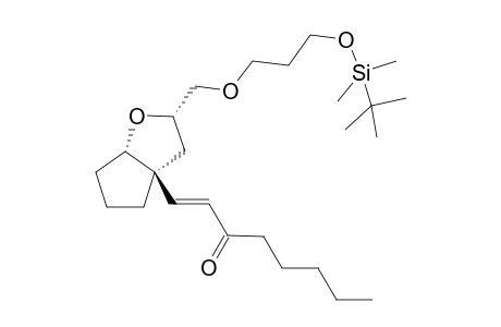 (E)-1-(1RS,3RS,5RS)-3-((3-tert-Butyldimethylsilyloxypropyloxymethyl)-(2-oxabicyclo[3.3.0]octan))-5-yl)-1-octen-3-one