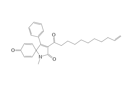 1-Methyl-4-phenyl-3-(undec-10-enoyl)-1-azaspiro[4.5]deca-3,6,9-triene-2,8-dione