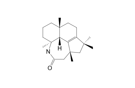 [3AR-(3A-ALPHA,6A-BETA,10A-BETA,10B-BETA)]-3A,6A,8,8,10A-PENTAMETHYL-1,2,3,3A,6,6A,7,8,9,10,10A,10B-DODECAHYDRO-INDENO-[1,7,6-DEF]-[1]-BENZAZEPIN-5(4H)-ONE:COM