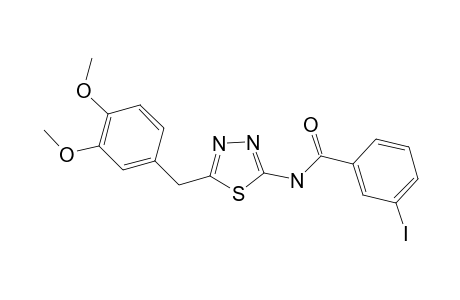 3-iodo-N-(5-veratryl-1,3,4-thiadiazol-2-yl)benzamide