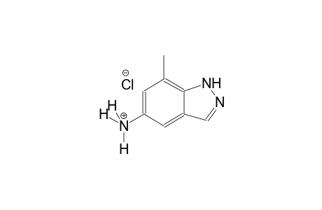 1H-indazol-5-aminium, 7-methyl-, chloride