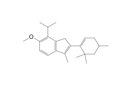 6-Methoxy-3-methyl-7-(1-methylethyl)-2-(4',6',6'-trimethylcyclohex-1'-enyl)indene