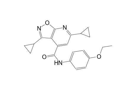 isoxazolo[5,4-b]pyridine-4-carboxamide, 3,6-dicyclopropyl-N-(4-ethoxyphenyl)-