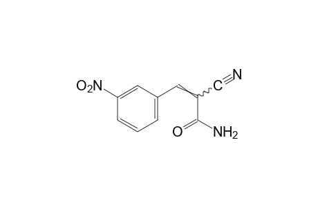 alpha-CYANO-m-NITROCINNAMAMIDE