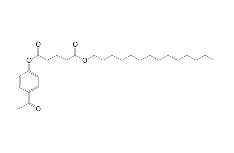 Glutaric acid, 4-acetylphenyl tetradecyl ester