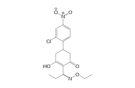 2-Cyclohexen-1-one, 5-(2-chloro-4-nitrophenyl)-2-[1-(ethoxyimino)propyl]-3-hydroxy-