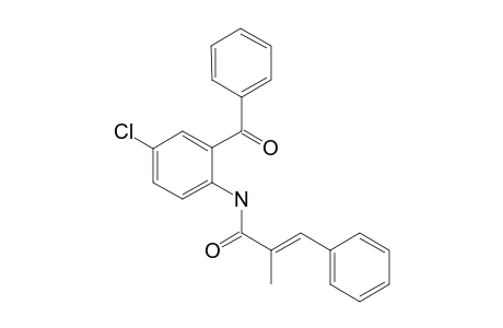 N-(2-Benzoyl-4-chlorophenyl)-methylcinnamic acid amide