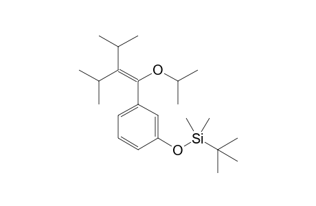 tert-Butyl-dimethyl-[3-(3-methyl-2-propan-2-yl-1-propan-2-yloxy-but-1-enyl)phenoxy]silane