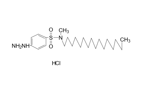 p-hydrazino-N-hexadecyl-N-methylbenzenesulfonamide, monohydrochloride