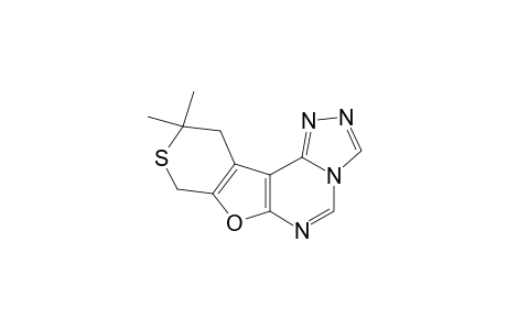 2,4,6,7-Tetraaza-16-oxa-13-thiatetracyclo[7.7.0.0(4.8).0(10.15)]hexadeca-1(9),2,5,7,10(15)-pentaene, 12,12-dimethyl-