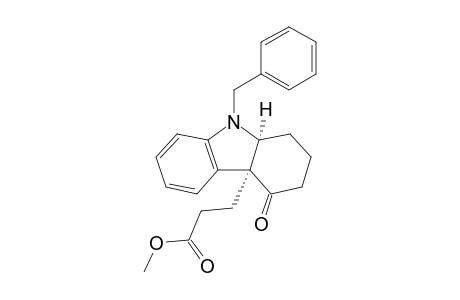 cis-4a-[2-(Methoxycarbonyl)ethyl]-9-benzyl-2,3,4,4a,9,9a-hexahydro-1H-carbazol-4-one