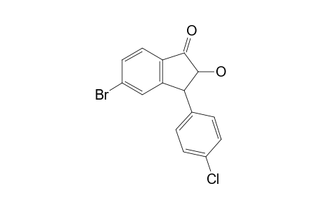 5-Bromo-3-(4-chlorophenyl)-2-hydroxy-2,3-dihydro-1H-inden-1-one