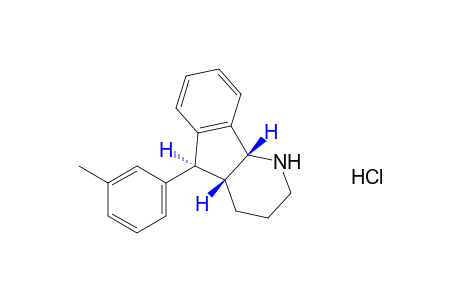 trans-4a,5,cis-4a,9b-2,3,4,4a,5,9b-hexahydro-5-m-tolyl-1H-indeno[1,2-b]pyridine, hydrochloride