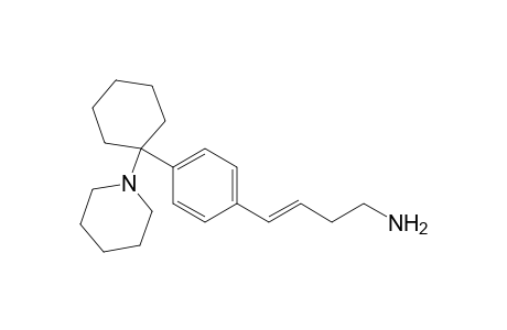 (E)-4-[4-[1-(1-Piperidinyl)cyclohexyl]phenyl]-3-buten-1-amine