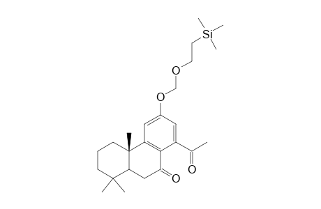 14-acetyl-12-[2'-(trimethylsilyl)ethoxymethoxy]podocarpa-8,11,13-trien-7-one