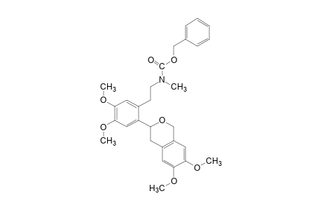 [4,5-Dimethoxy-2-(6,7-dimethoxy-3-isochromanyl)phenethyl]methylcarbamic acid, benzyl ester