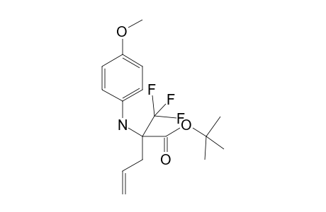 Tert-butyl 2-[N-(p-methoxyphenyl)]-2-trifluoromethyl-4-pentenoate