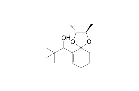 (2R,3R)-6-(1-Hydroxy-2,2-dimethylpropyl)-2,3-dimethyl-1,4-dioxaspiro[4,5]dec-6-ene