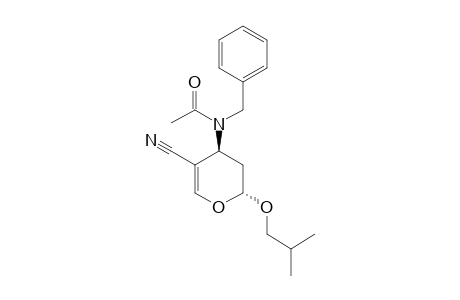 TRANS-(2RS,4SR)-4-(N-ACETYL-N-BENZYLAMINO)-3,4-DIHYDRO-2-ISOBUTOXY-2H-PYRAN-5-CARBONITRILE