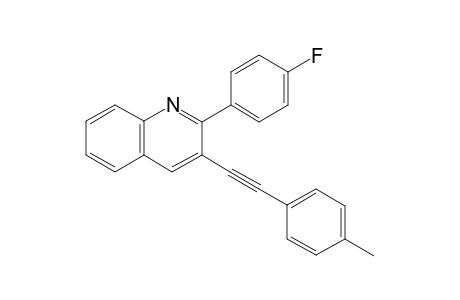 2-(4-Fluorophenyl)-3-(p-tolylethynyl)quinoline