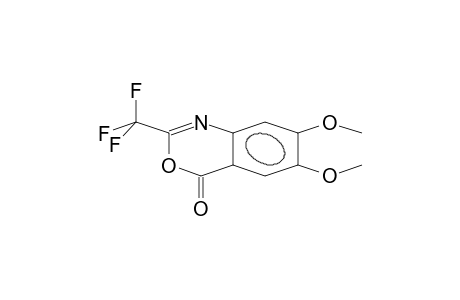 2-TRIFLUOROMETHYL-6,7-DIMETHOXY-4H-3,1-BENZOXAZIN-4-ONE