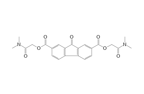 9-oxofluorene-2,7-dicarboxylic acid, bis[(dimethylcarbamoyl)methyl]ester